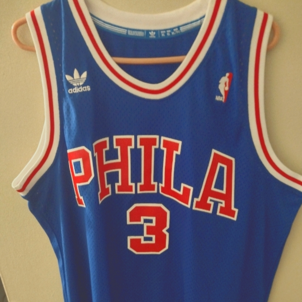 Mens Adidas Hardwood Classics Allen Iverson Philadelphia 76ers Jersey XL 1996-97